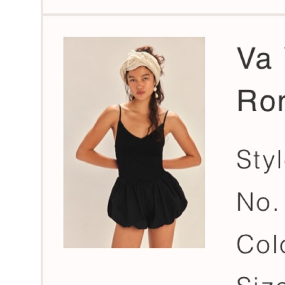 Free People Black Jumpsuit